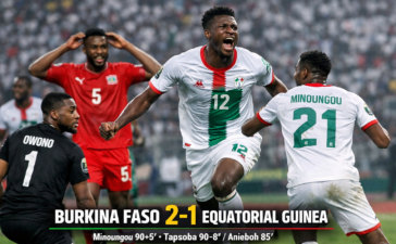 Burkina Faso Complete Dramatic Late Comeback to Defeat Equatorial Guinea 2–1