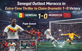 Senegal Outlast Morocco in Extra-Time Thriller to Claim Dramatic 1–0 Victory