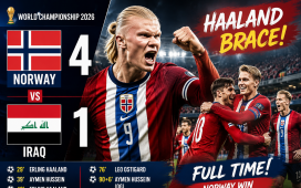 Norway Crush Iraq 4-1 as Erling Haaland Leads Scandinavian Masterclass in World Championship 2026 Clash