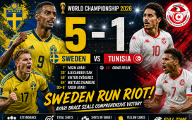 Sweden 5-1 Tunisia: Isak, Gyökeres and Ayari Shine in Dominant World Championship 2026 Victory
