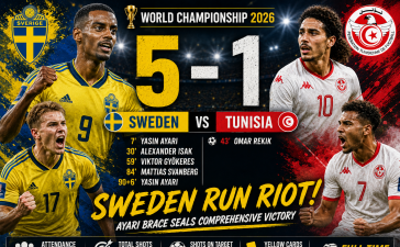 Sweden 5-1 Tunisia: Isak, Gyökeres and Ayari Shine in Dominant World Championship 2026 Victory