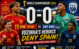 Spain 0-0 Cape Verde: Vozinha's Heroics Earn Blue Sharks Historic Draw in World Championship 2026
