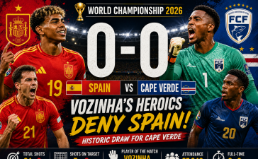 Spain 0-0 Cape Verde: Vozinha's Heroics Earn Blue Sharks Historic Draw in World Championship 2026